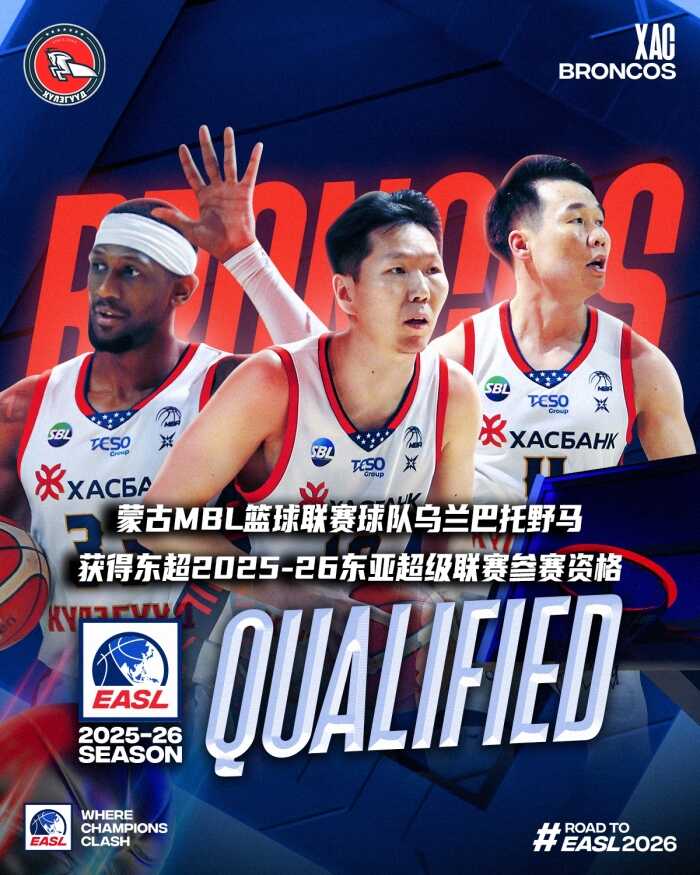 东超历史性时刻 蒙古乌兰巴托野马MBL夺冠晋级