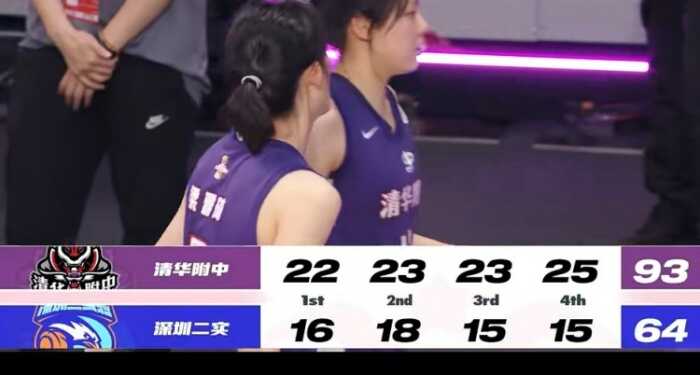 全国女高篮球联赛总决赛清华附中豪取胜利圆梦卫冕