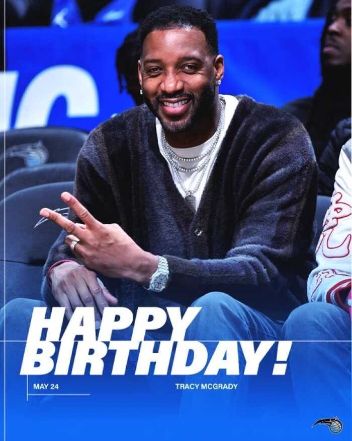 祝NBA传奇球星名人堂成员麦迪46岁生日快乐