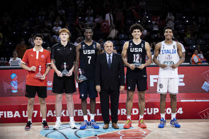 天赋耀眼美国U19集训 迪班萨领衔26位状元新星星二代齐聚