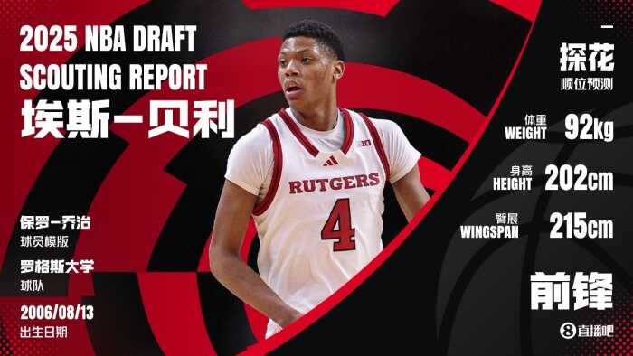 麦迪二代来袭 埃斯-贝利：天赋不凡的侧翼得分手 76人又要选乔治吗