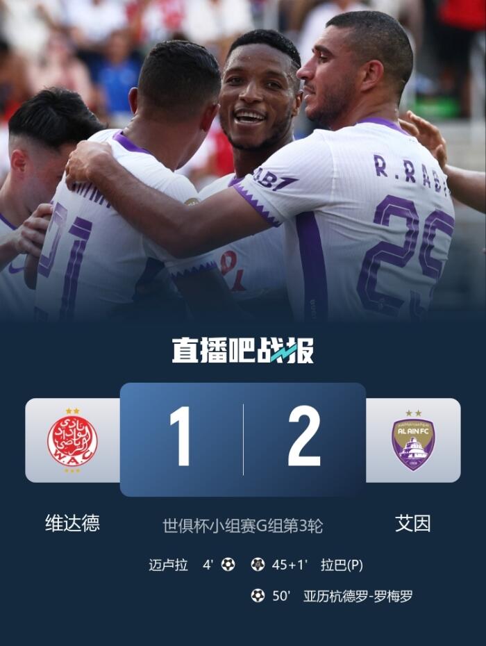 艾因逆转维达德真是奇迹 但一起出局的两队谁在乎呢