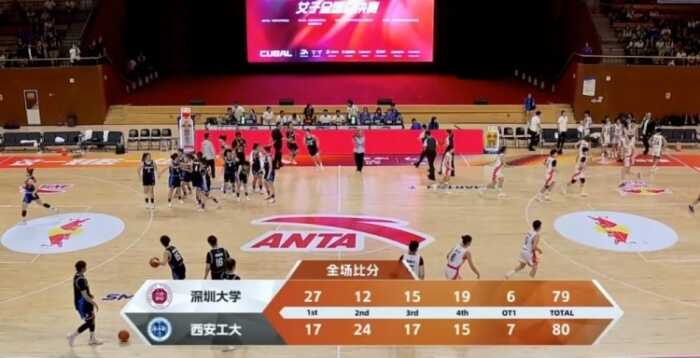 CUBAL女篮曲乾铭贡献22分7篮板 张楚玉23分5篮板 西安工大在加时赛中战胜深圳大学